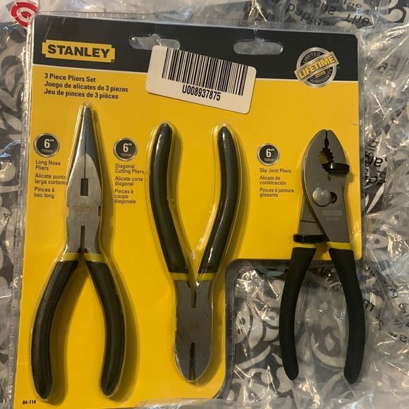 Stanley Other Nip 3 Piece Stanley Pliers Set Poshmark